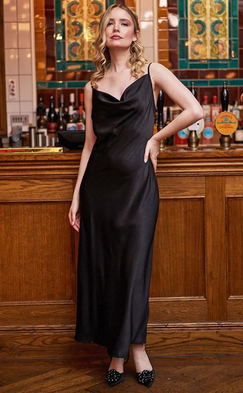 Y038963 Knightsbridge Dress-Black