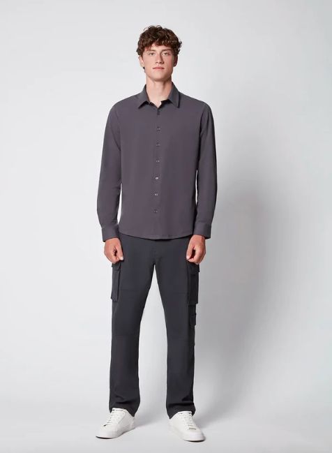 145112 Bungee Relaxed Cargo Pant-Dark Charcoal