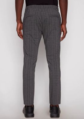 145139 Brushed Drawstring Pant-Charcoal