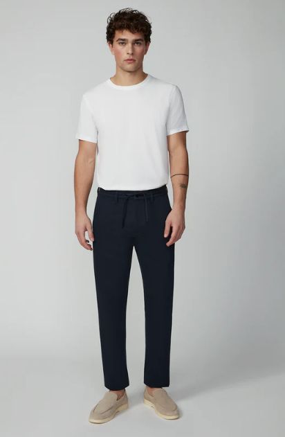 145174 Men's Drawstring Chino Pant-Black