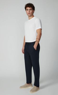 145174 Men's Drawstring Chino Pant-Black