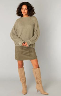 Christabel Knit Sweater-Sage