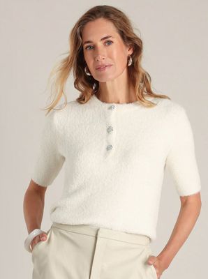 Dunia Soft Top-Winter White