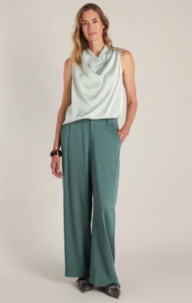 Diana Pants-Dark Mint
