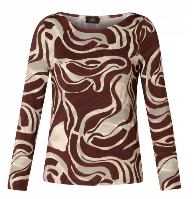 Olcay Essential Top-Dark Bordeaux