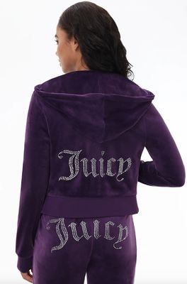 110005366 Classic Juicy Bling Hoodie-Blackberry