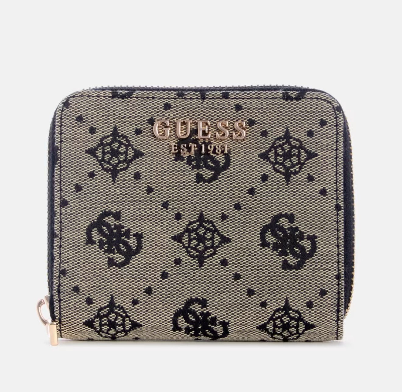 JP9902137 Melinda Logo Zip Around-Black Logo