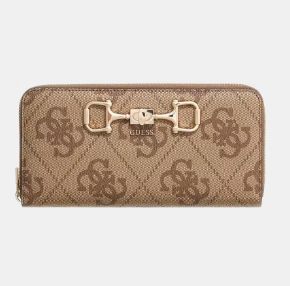 OS9924146 Janie Logo Zip Around-Latte Logo