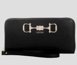 VG9910146 Janie Large Zip Around-Black