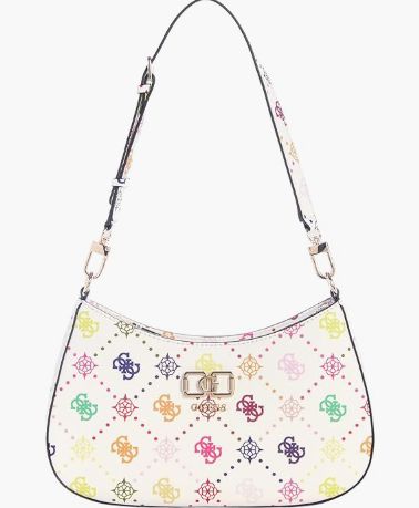 GM992818 Emelie Logo Top Zip Shoulder Bag-Multi