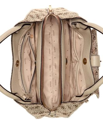 JG836206 Jessa Girlfriend Satchel-Latte Logo