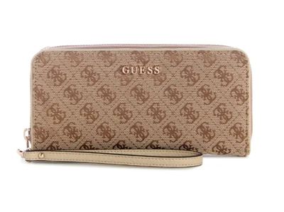 JG8362146 Jessa Large Zip Around-Latte Logo