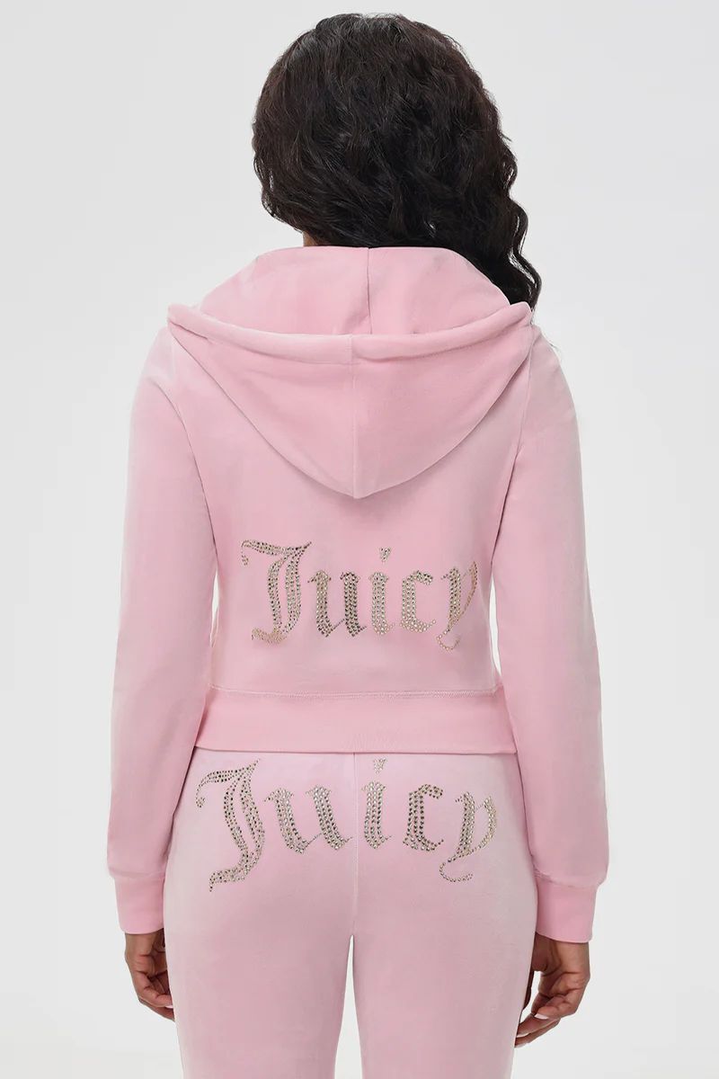 110005366 Classic Juicy Bling Hoodie-Whisper Pink