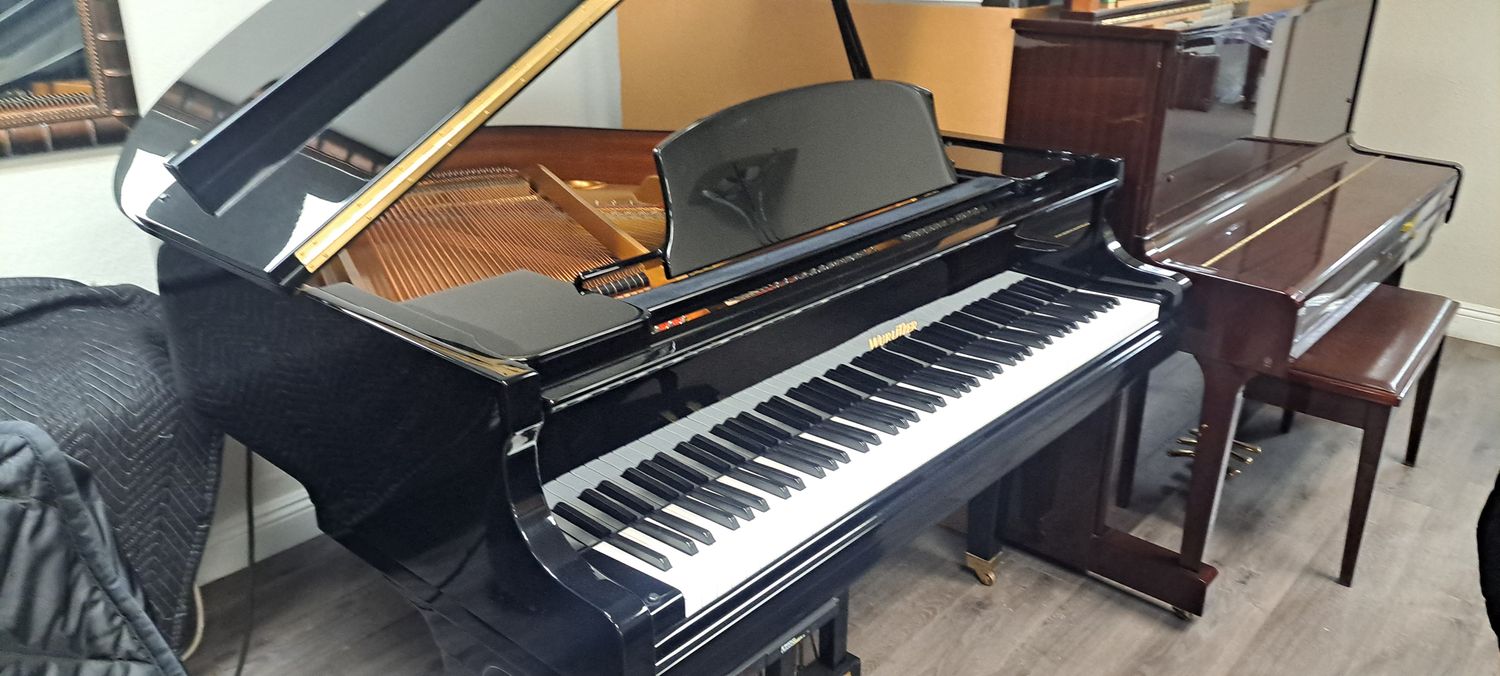 Wurlitzer (Samick) Baby Grand Piano w/ 2025 QRS PNO4 Wireless Player