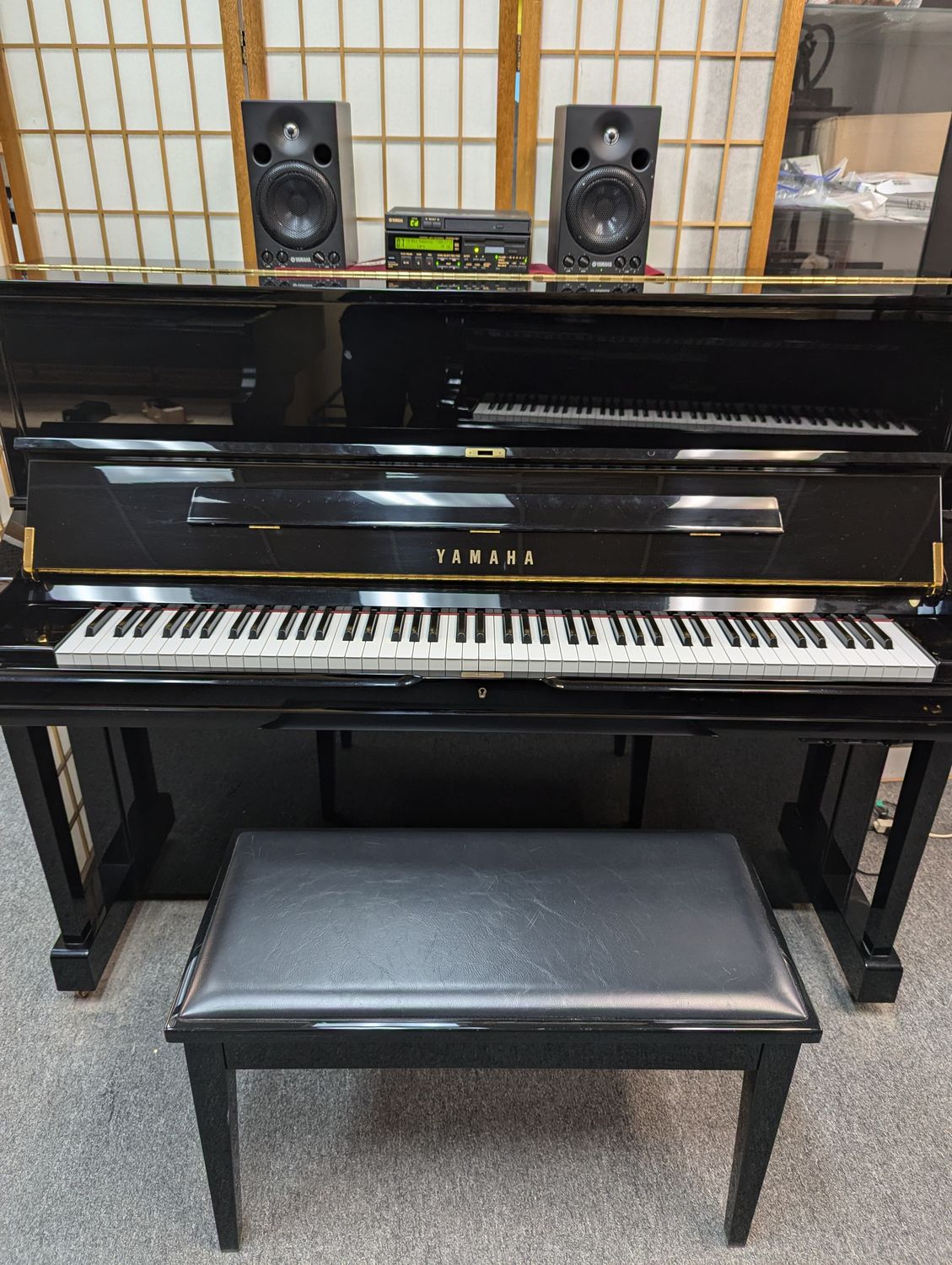 2005 YAMAHA DU1 / U1 (48&quot;) Upright Disklavier Player Piano + Record + Silent Feature. Rare &amp; Scarce. Must See!!