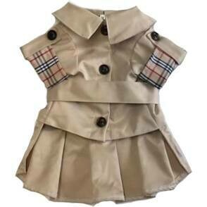 Burberry Lapel Dog Jacket