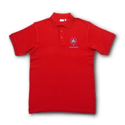 Polo-Shirt ESF 2020 mit Stickerei, rot