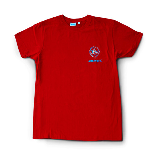 T-Shirt ESF 2020,  rot