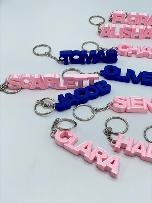 Kids Names Keychain | Book bag charms | Personalised