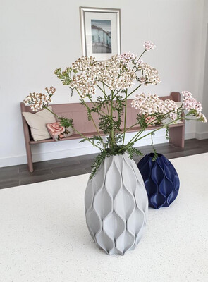 Tall Waffle Vase | Nico Vase | Nordic Vase