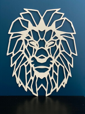 Lion Geometric Wall Art