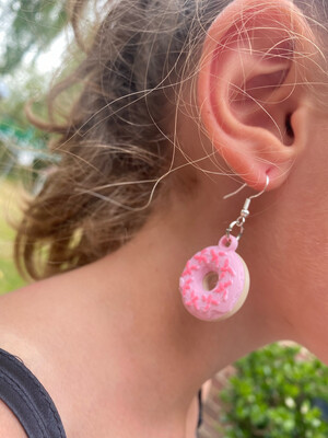 Donut earrings 