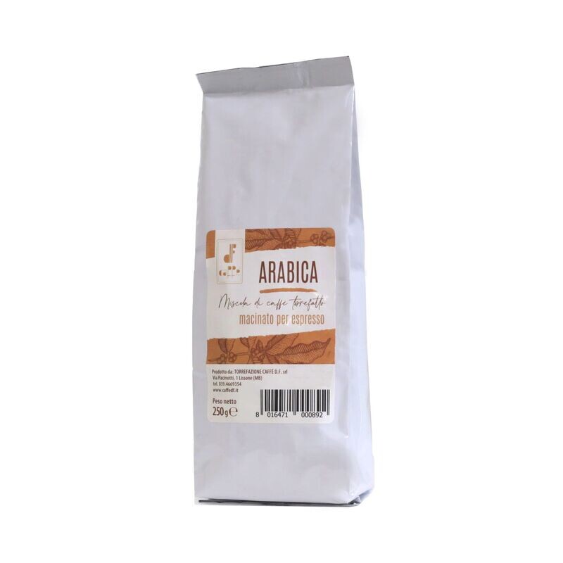 Miscela Caffè 100% ARABICA 250 gr. macinatura per  ESPRESSO
