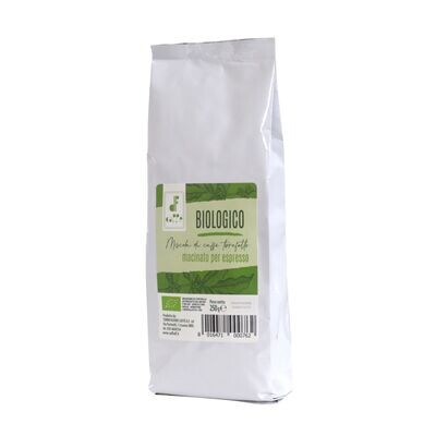 Miscela Caffè BIOLOGICO 250 gr. macinatura per ESPRESSO