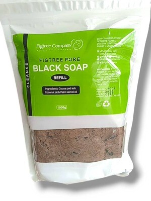FIGTREE PURE  BLACK SOAP (1KG) REFILL