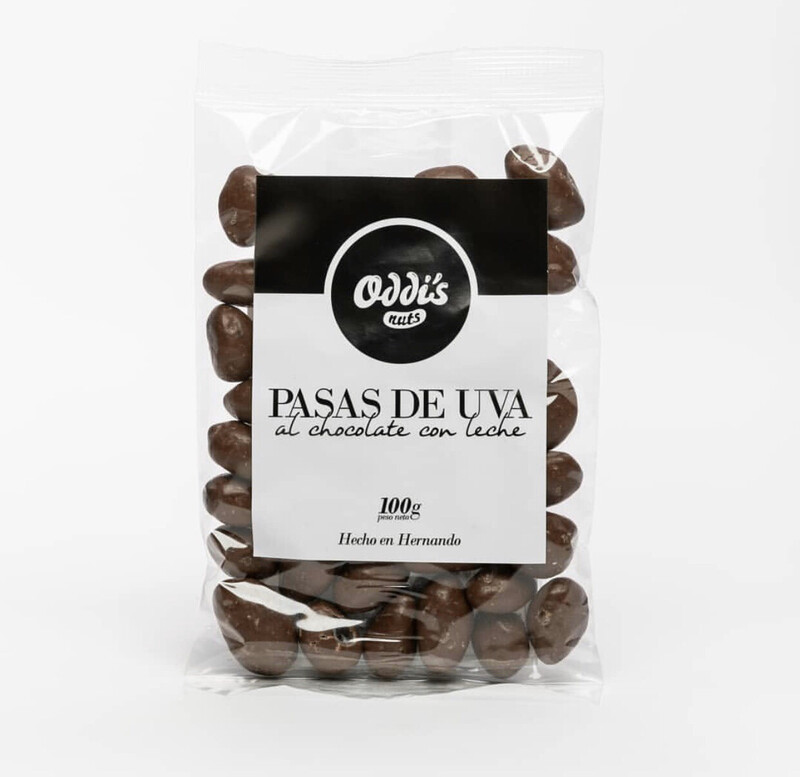 Pasas de uva con chocolate x 100 grs