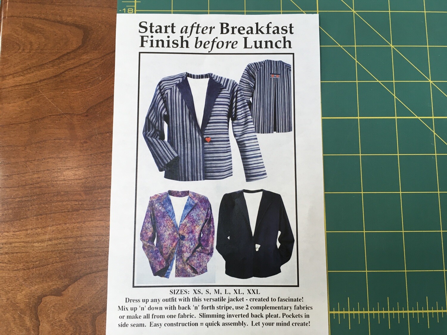 Start After Breakfast Jacket pattern