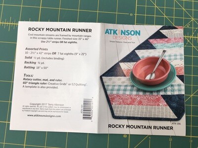 Rocky Mountain Runner Pattern 