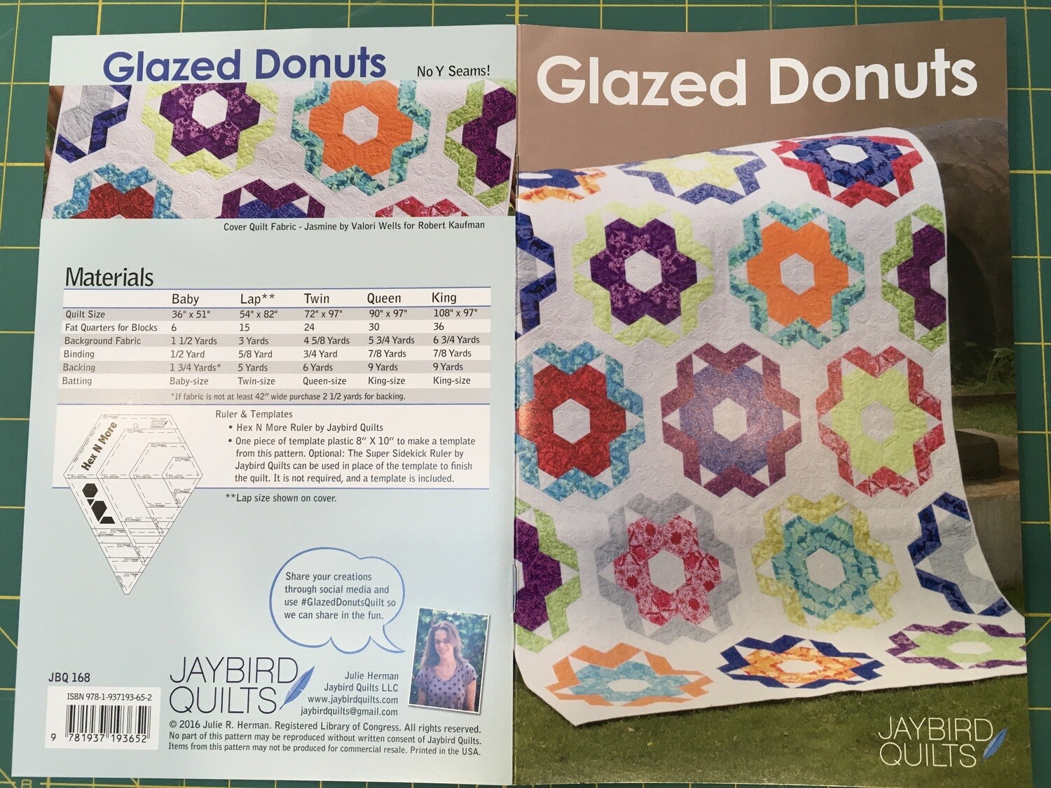 Glazed donut pattern