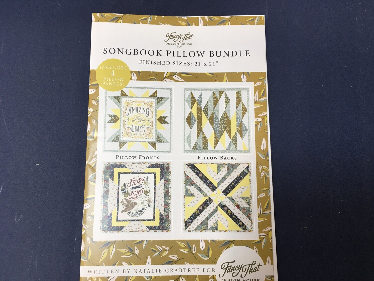 Songbook pillow bundle pattern