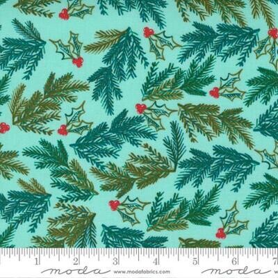 Cheer and Merriment frost pine bough