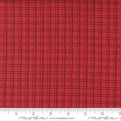 Cheer and Merriment cranberry plaid
