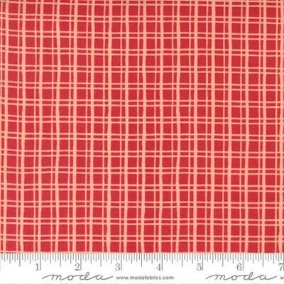 Cheer and Merriment cranberry punch plaid
