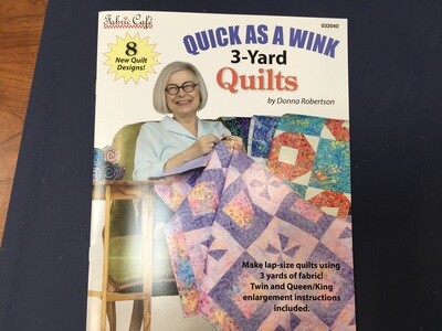 Quick as a Wink 3 yard book