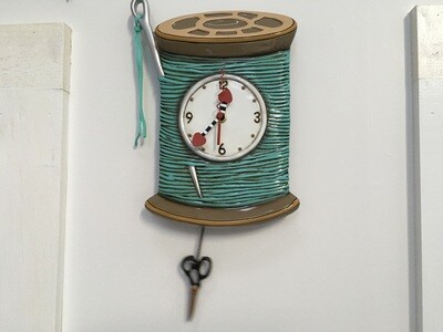 Needle & Thread Clock