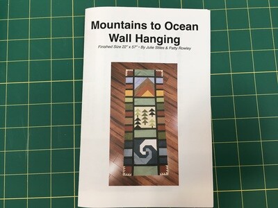 Mountains to Ocean Wall Hanging pattern