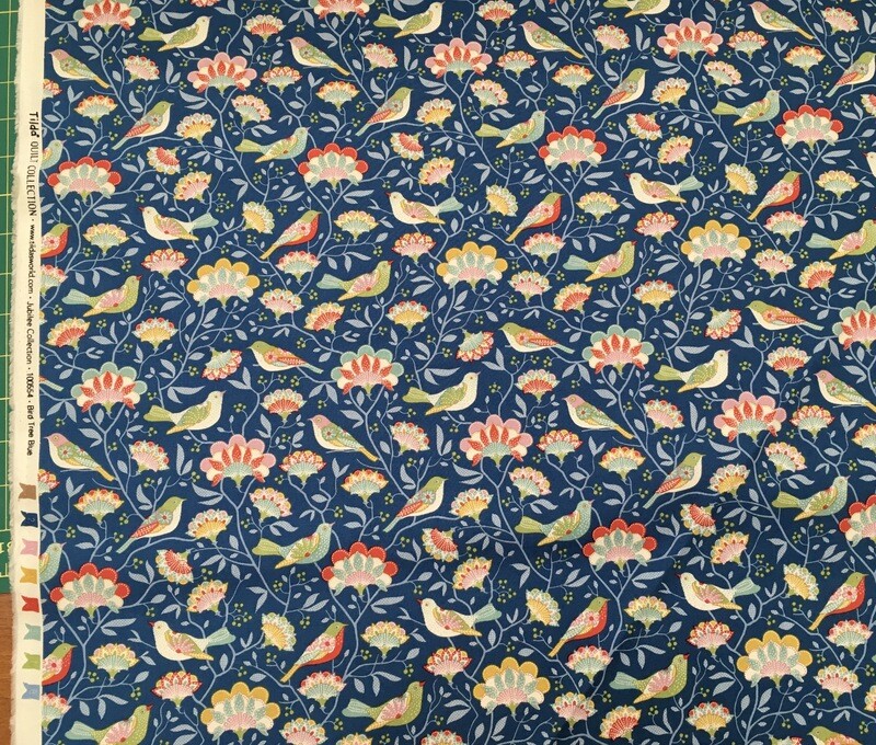 Tilda Jubilee Bird Tree Blue