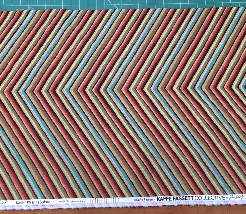Kaffe Chevron Stripe Ochre