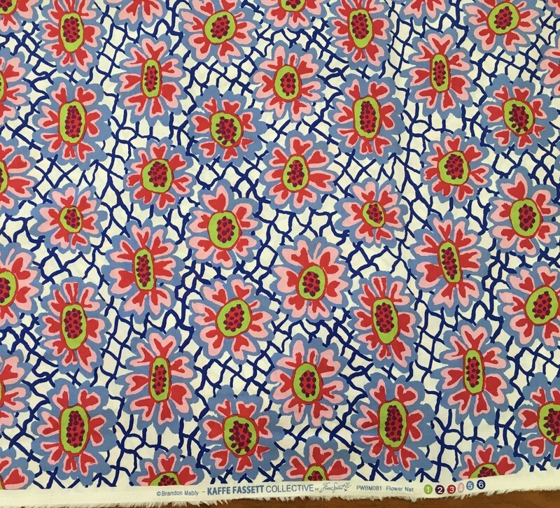 Kaffe Flower Net White