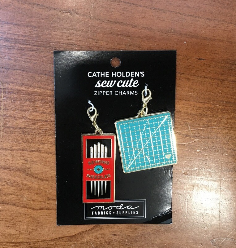 Zipper charms needles/mat
