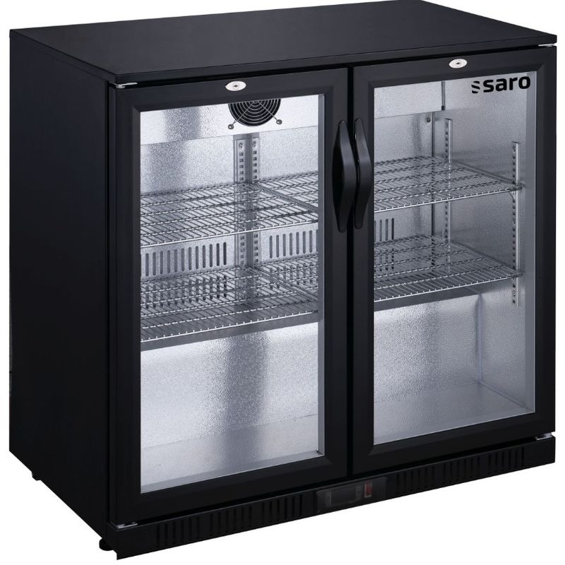 Barcooler - Untertischkühlschrank mit Glasfront -198l