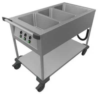 Bain-Marie Wagen "GN 3x 1/1''