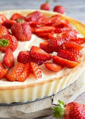 Tarta cu mascarpone si capsuni fara zahar