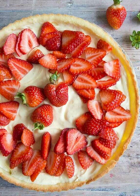 Tarta cu mascarpone si capsuni fara zahar
