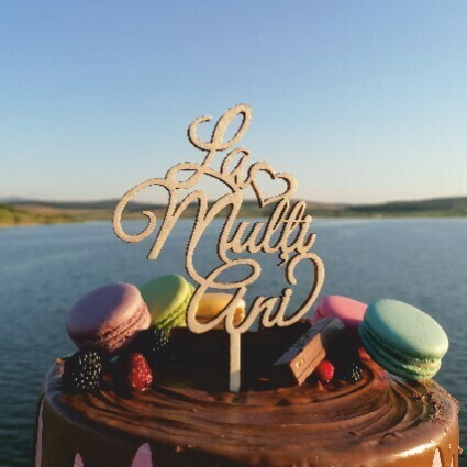 Topper tort La Multi Ani