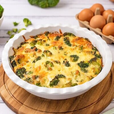 Quiche cu broccoli keto